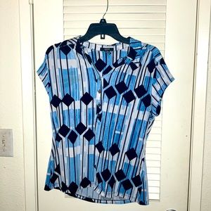 Alfani petite 3/4 button down